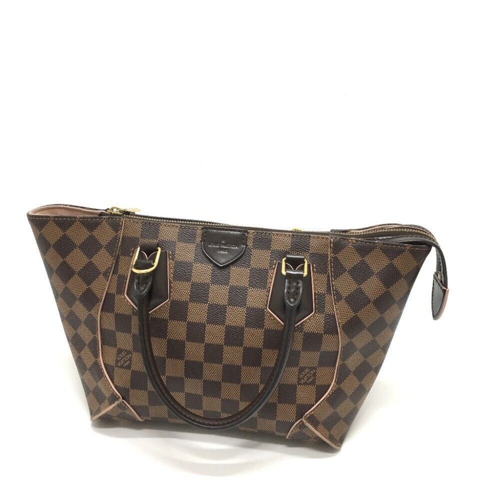 LOUIS VUITTON N41554 Damier Kaisatoto PM 2WAY/Crossbody Tote Bag Brown